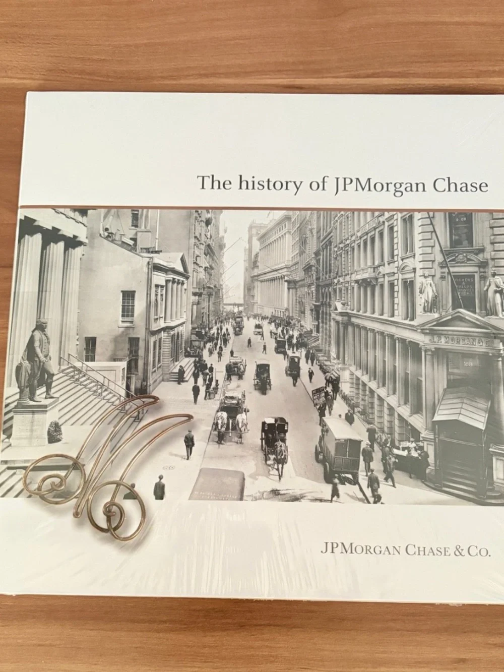 JPMorgan Chase History Book Sealed New With 2 Chase Coasters Corporate Gift